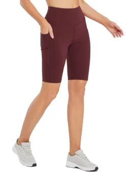 Women's 10" High-Waisted Yoga Shorts -Baleaf Clothing Shop dbh019 1 2 c2e172d0 44c4 455a bf01 529b03f60563