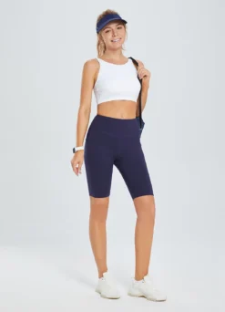 Women's 10" High-Waisted Yoga Shorts -Baleaf Clothing Shop dbh019 6