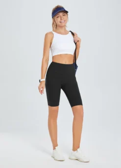 Women's 10" High-Waisted Yoga Shorts -Baleaf Clothing Shop dbh019 6 457e4745 e1ae 438a a4cc e5303f5ed500