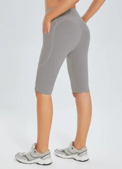 Women's 12" High-Waisted Yoga Shorts -Baleaf Clothing Shop dbh020 2 ebf46ce8 3df0 4835 9f04 31d62eba23f5