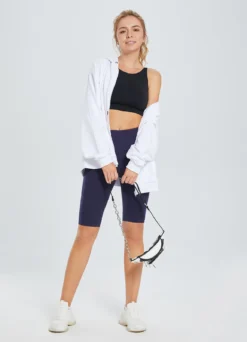 Women's 12" High-Waisted Yoga Shorts -Baleaf Clothing Shop dbh020 3