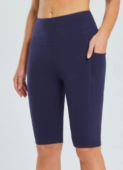 Women's 12" High-Waisted Yoga Shorts -Baleaf Clothing Shop dbh020 4