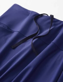 High Waisted Split-Hem Swim Dress -Baleaf Clothing Shop dcg012 Blue 4