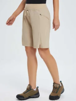 Women's 9" Quick-Dry Hiking Bermuda Shorts -Baleaf Clothing Shop dga003 2