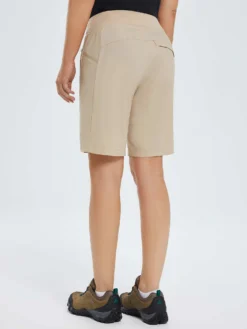 Women's 9" Quick-Dry Hiking Bermuda Shorts -Baleaf Clothing Shop dga003 3