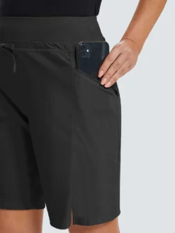 Women's 9" Quick-Dry Hiking Bermuda Shorts -Baleaf Clothing Shop dga003 5 4c7b1594 8a85 4a0b 9e08 ad7f9f67eb91