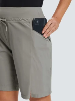 Women's 9" Quick-Dry Hiking Bermuda Shorts -Baleaf Clothing Shop dga003 5 a8298fd5 75d8 4f9d 9c1b d9ab202f052d