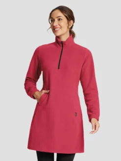 Long-Sleeve Quarter Zip Thermal Tunic Dress 27 Long-Sleeve Quarter Zip Thermal Tunic Dress -Baleaf Clothing Shop dga069 36c83c90 9619 40e4 9e7c e2c94006c000