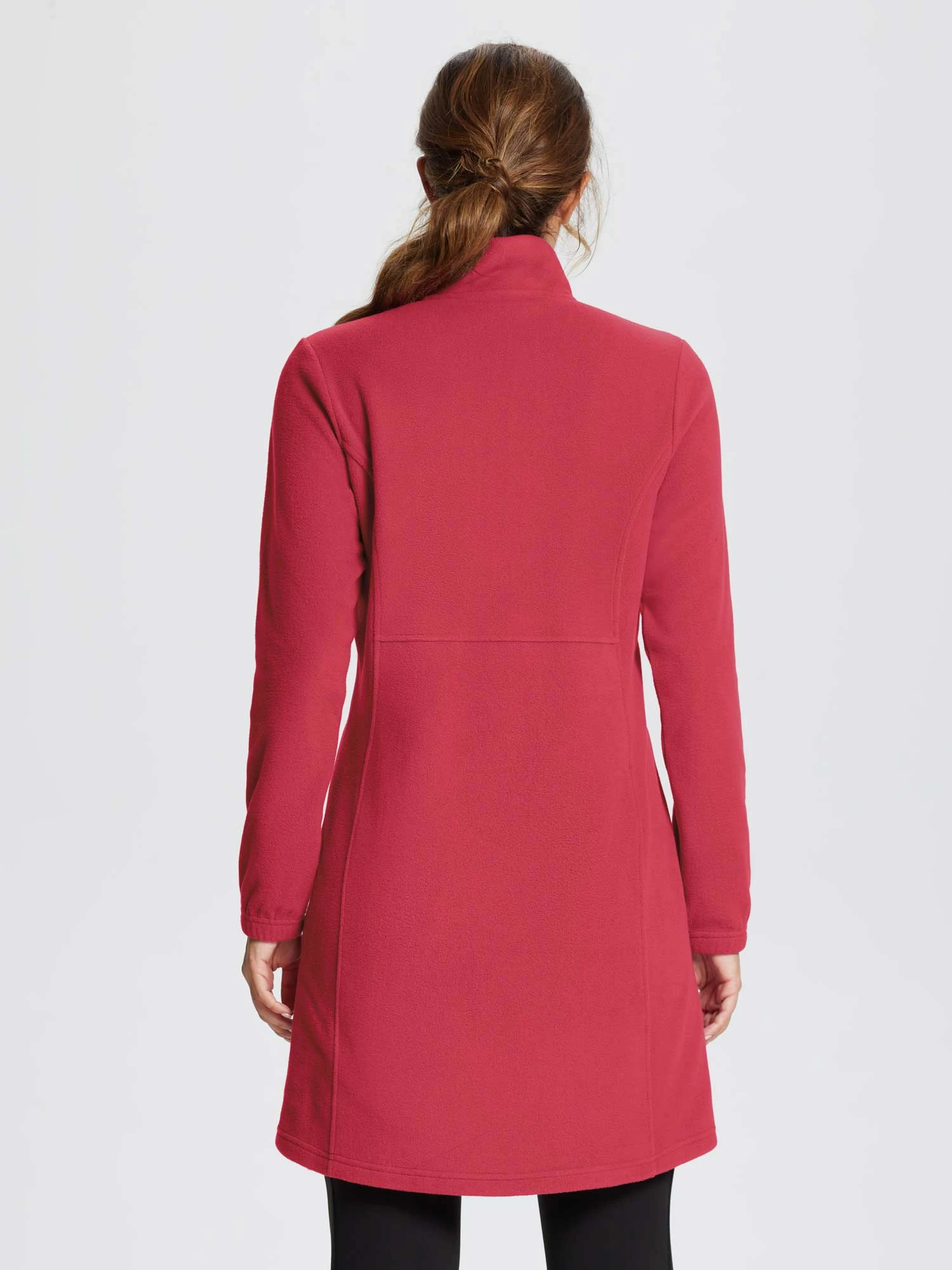 Long-Sleeve Quarter Zip Thermal Tunic Dress 9 Long-Sleeve Quarter Zip Thermal Tunic Dress - Image 9