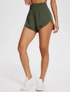 Flyleaf Women's 3" High-Waisted Running Shorts -Baleaf Clothing Shop ebd010 fe2684ec 0b80 453d 9946 53ff007144cc