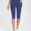 Evergreen Knee-Length Pocketed Capris