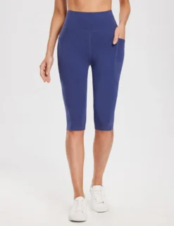 Evergreen Knee-Length Pocketed Capris