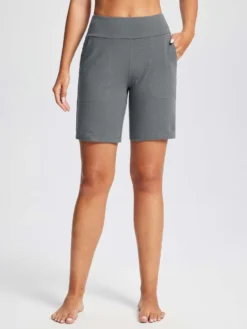 8" Yoga Knit Waistband Straight Leg Knee Shorts 25 8" Yoga Knit Waistband Straight Leg Knee Shorts -Baleaf Clothing Shop ebh030 1 25ae0094 f9c3 4a76 a76f c6dd4094743d