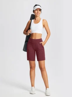 8" Yoga Knit Waistband Straight Leg Knee Shorts 27 8" Yoga Knit Waistband Straight Leg Knee Shorts -Baleaf Clothing Shop ebh030 6 ce8b3543 af9d 4c76 8b1c 5c16857507ce