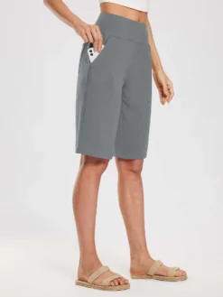 Women's 12" Cotton Bermuda Shorts 25 Women's 12" Cotton Bermuda Shorts -Baleaf Clothing Shop ebh033 6