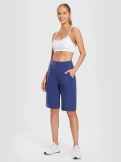 Women's 12" Cotton Bermuda Shorts 38 Women's 12" Cotton Bermuda Shorts -Baleaf Clothing Shop ebh033 7 b7941fa0 438c 4a6a b78f 5d16e386f9ed