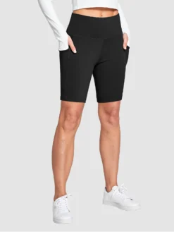 Women's 8" High-Waisted Yoga Shorts -Baleaf Clothing Shop ebh039 1 564a4ec7 51b7 408b a424 999073306fe6