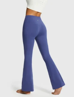 Laureate High-Rise Thermal Flared Pants -Baleaf Clothing Shop ebh053