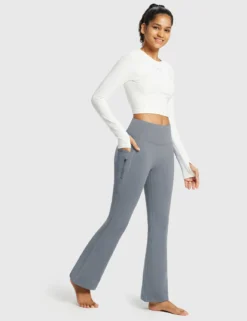 Laureate High-Rise Thermal Flared Pants -Baleaf Clothing Shop ebh053 b9d9aac9 9a23 4cdb bbf0 cfcb8427ccab