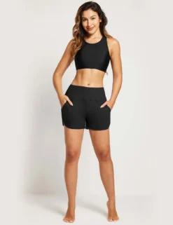 Flyleaf Women's 3" UPF 50+ High-Rise Swim Shorts -Baleaf Clothing Shop ecg002 6