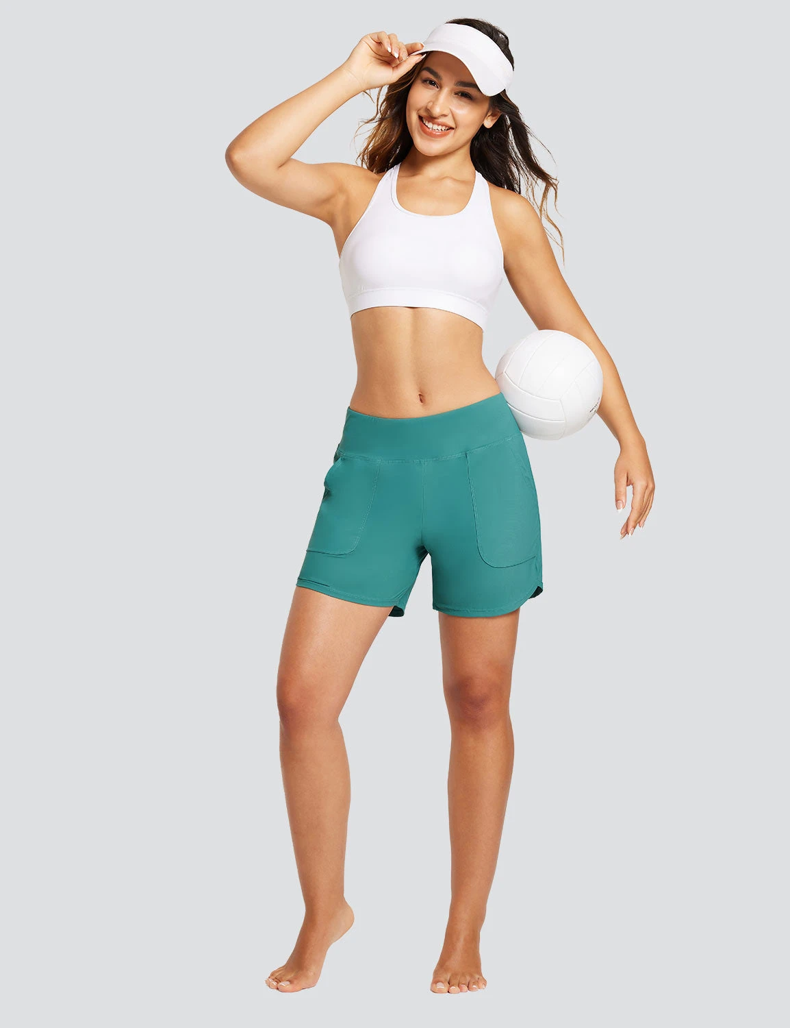 Flyleaf Women's 5" UPF 50+ High-Rise Swim Shorts 1 Flyleaf Women's 5" UPF 50+ High-Rise Swim Shorts