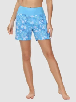 Women's 5" Printed Quick-Dry Swim Board Shorts -Baleaf Clothing Shop ecg039 1 ad3c852a 3e7e 424a ab4a cbeaeceb96f5