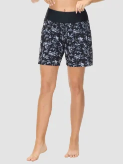 Women's 5" Printed Quick-Dry Swim Board Shorts