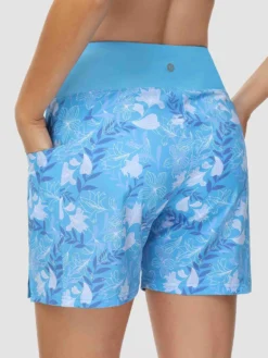 Women's 5" Printed Quick-Dry Swim Board Shorts -Baleaf Clothing Shop ecg039 2 6bab6956 28e0 4abd 86d3 ccb048839727