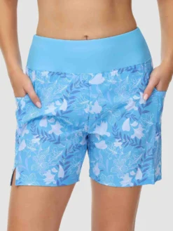 Women's 5" Printed Quick-Dry Swim Board Shorts -Baleaf Clothing Shop ecg039 3 39821981 48d6 46e2 a661 a24f863a5f8c