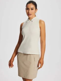 Women's Sleeveless Golf Polo Shirt -Baleaf Clothing Shop efa001 1 41c45309 b2f1 468c 9dfc 64010bfd3884