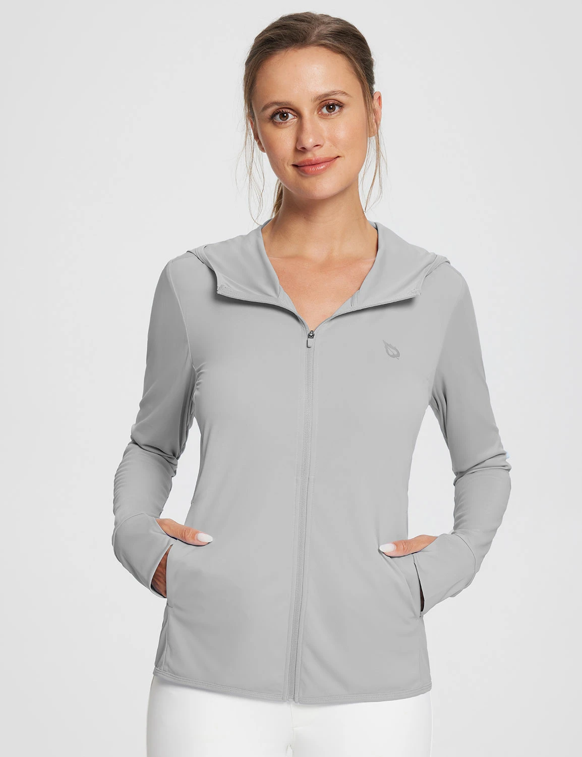 Women's UPF 50+ Lightweight Hooded Zip-Up Jacket 19 Women's UPF 50+ Lightweight Hooded Zip-Up Jacket - Image 19