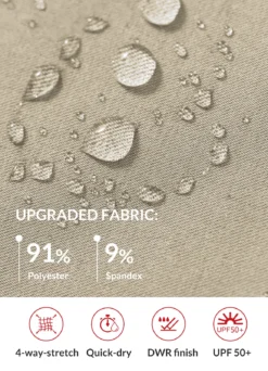 Laureate UPF50+ DWR Pocketed Capris -Baleaf Clothing Shop ega024 5