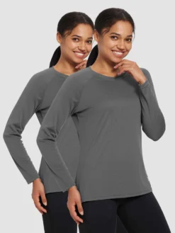 Women's Long Sleeve Rash Guard (2-Pack)