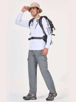 Men's UPF 50+ Quick-Dry Hiking Cargo Pants -Baleaf Clothing Shop ega034 5 5a59b831 f218 4811 8e03 3cd71f314058