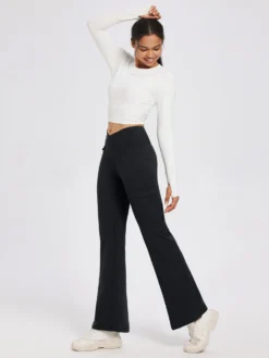 Outdoor Knit Fleece Microfleece Flare Pants -Baleaf Clothing Shop ega038 2 82fc19c4 af7b 4318 be53 7ebb2584e4b9