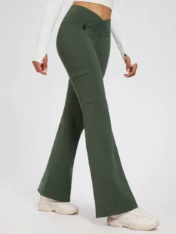 Outdoor Knit Fleece Microfleece Flare Pants -Baleaf Clothing Shop ega038 2 84bd9853 6ca4 46b8 a40f 6672ad792423