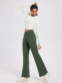 Outdoor Knit Fleece Microfleece Flare Pants -Baleaf Clothing Shop ega038 6 53929c70 14d6 4e93 8ce2 f105b53e4ba0