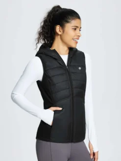 Women's Outdoor Hooded Cotton Vest -Baleaf Clothing Shop ega045 2 d1537909 83c2 4138 b48c 1b9ff6a5b8ca