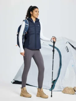 Women's Outdoor Hooded Cotton Vest -Baleaf Clothing Shop ega045 6 18af6041 5d8b 4677 b29b 7cdb5e58ec62