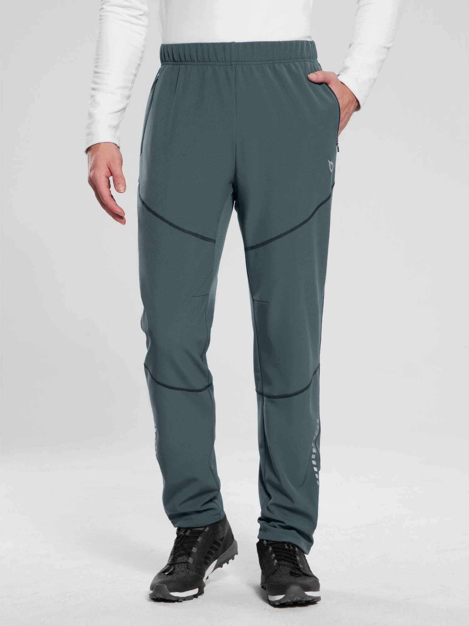 Cycling Elastic Waist Fleece Mountain Pants 13 Cycling Elastic Waist Fleece Mountain Pants - Image 13