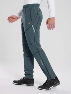 Cycling Elastic Waist Fleece Mountain Pants 35 Cycling Elastic Waist Fleece Mountain Pants -Baleaf Clothing Shop gy4576 WH 1500x2000px