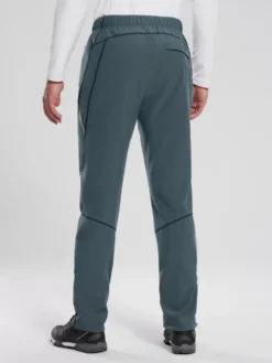 Cycling Elastic Waist Fleece Mountain Pants 36 Cycling Elastic Waist Fleece Mountain Pants -Baleaf Clothing Shop gy4583 WH 1500x2000px