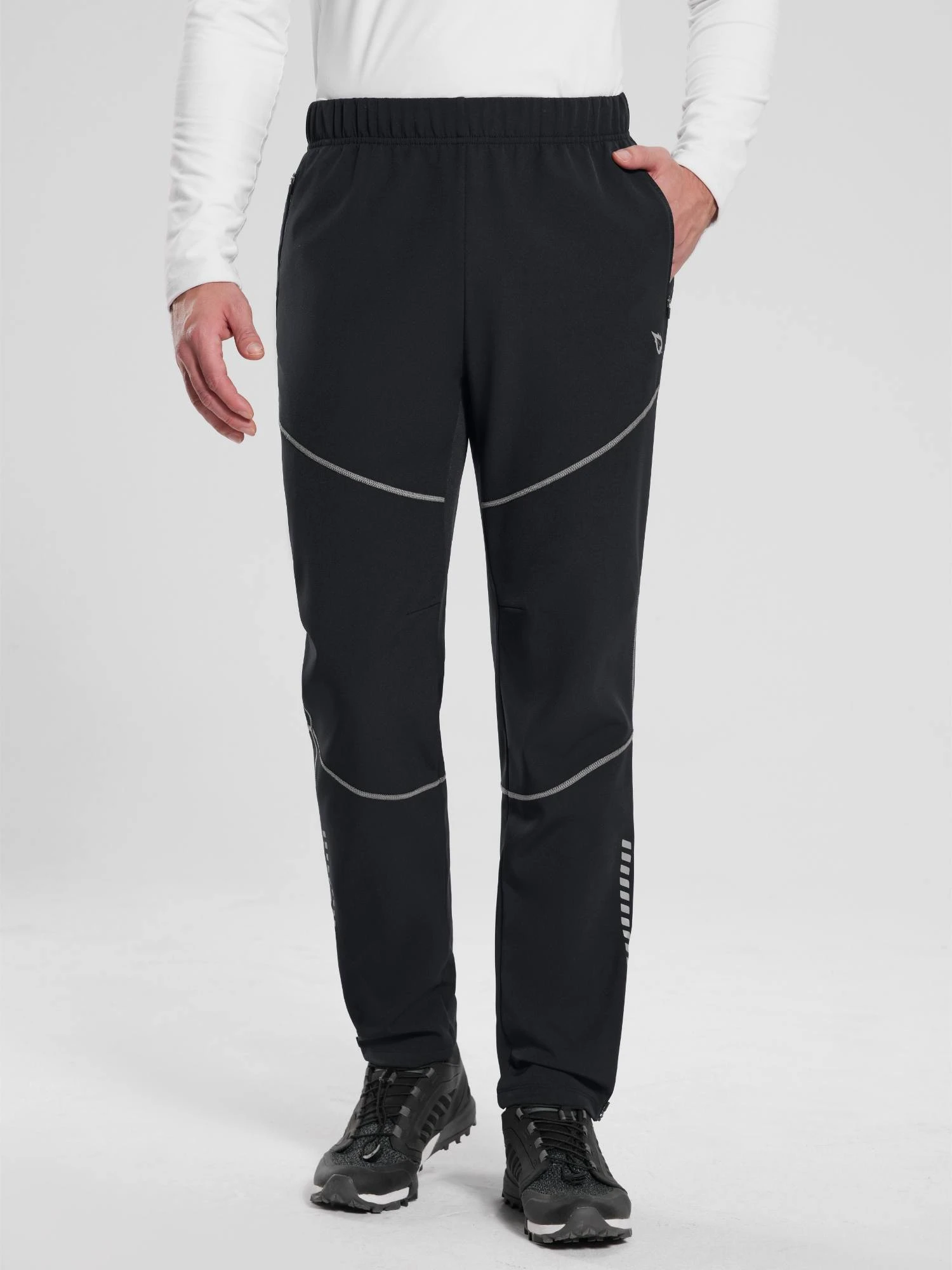 Cycling Elastic Waist Fleece Mountain Pants 19 Cycling Elastic Waist Fleece Mountain Pants - Image 19