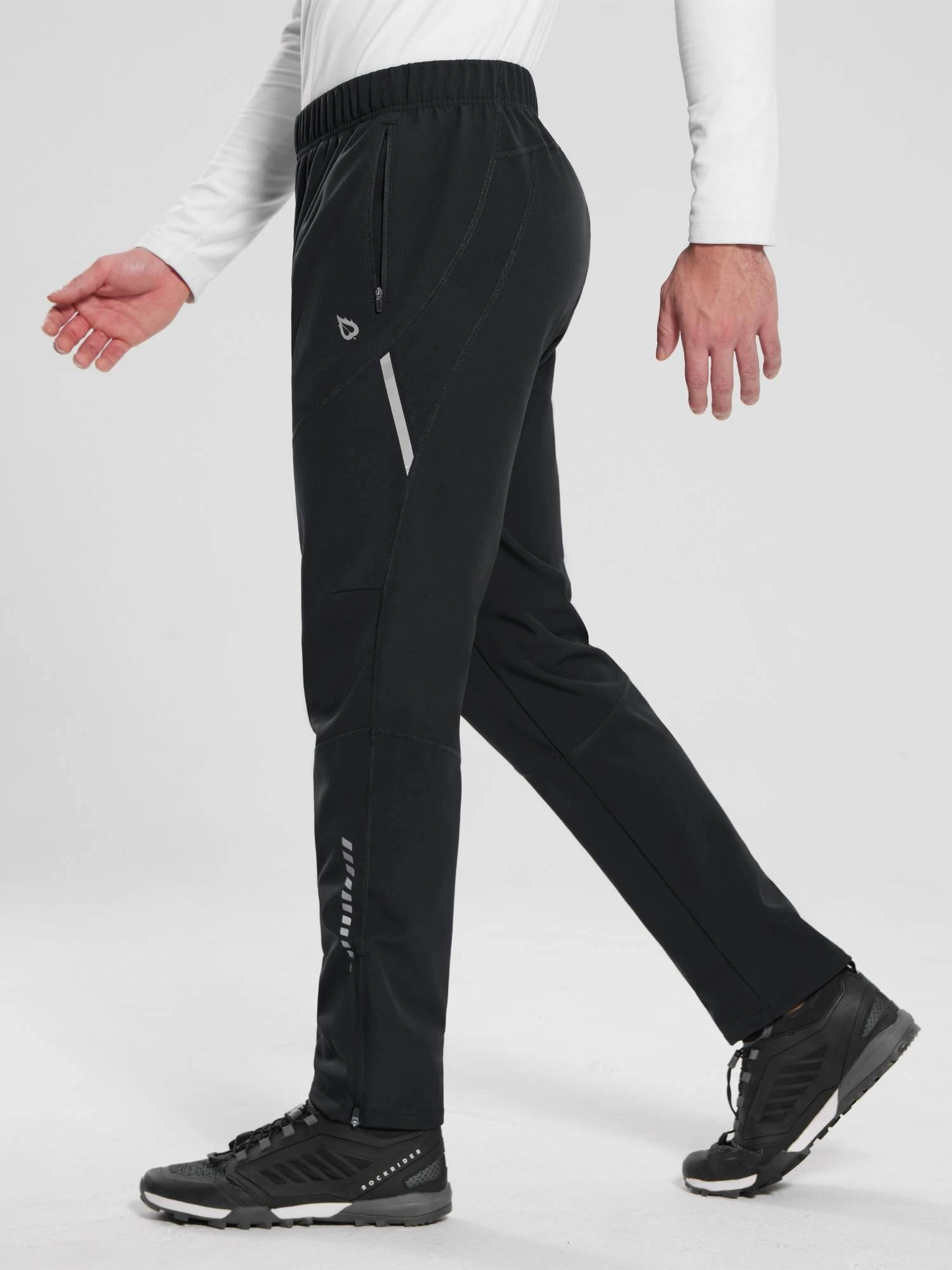Cycling Elastic Waist Fleece Mountain Pants 5 Cycling Elastic Waist Fleece Mountain Pants - Image 5