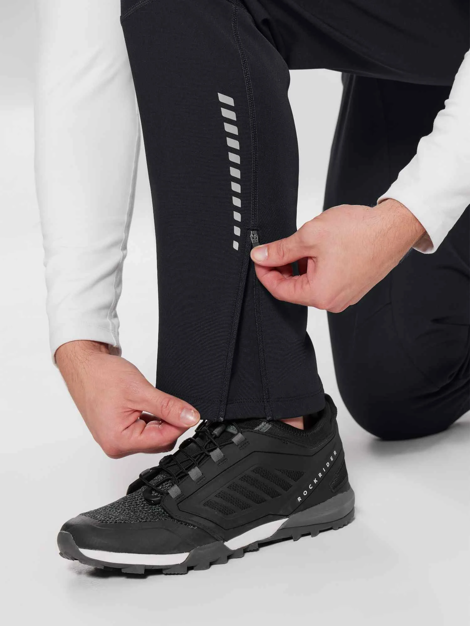 Cycling Elastic Waist Fleece Mountain Pants 3 Cycling Elastic Waist Fleece Mountain Pants - Image 3